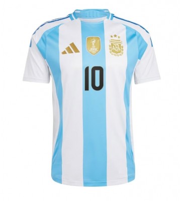 Argentina Lionel Messi #10 Hjemmebanetrøje Copa America 2024 Kortærmet